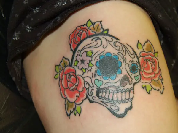 Skull And Roses