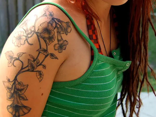 Flowers Woman Tattoo