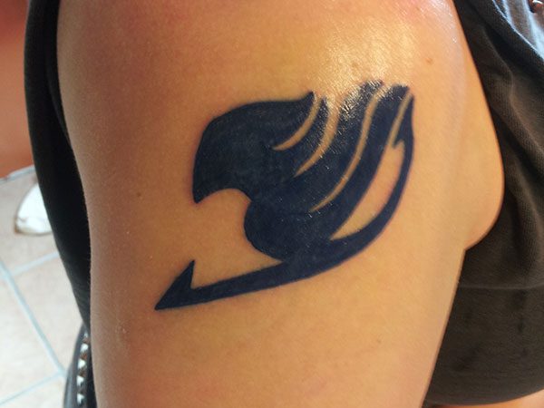 This is the tattoo we allowed our daughter to get at 17 Fairy Tail was our  first anime we watched together as a family Still very sad its over  r fairytail