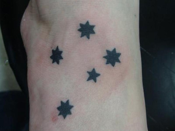 Ink Filled Southern Cross