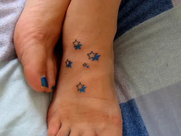 Southern Cross… A Foot Tattoo