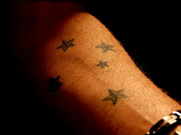 Southern Cross Hand Tattoo