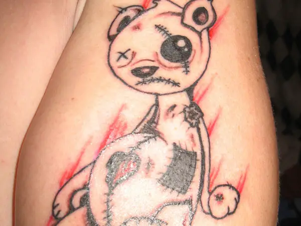 Preggie Bear Tattoo