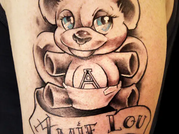 Teddy Bear Favorite Tattoo