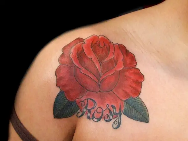 25 Oustanding Traditional Rose Tattoo Design Ideas - SloDive