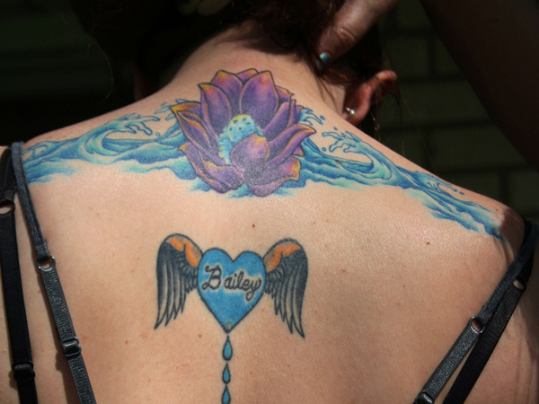 Beautiful Water Lotus Tattoo