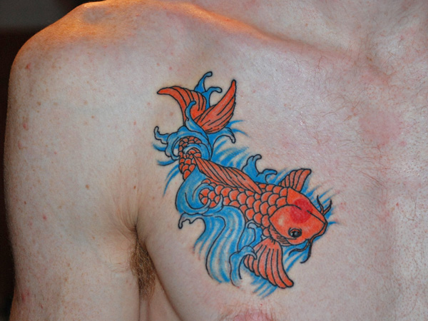 Koi Fish Water Tattoo