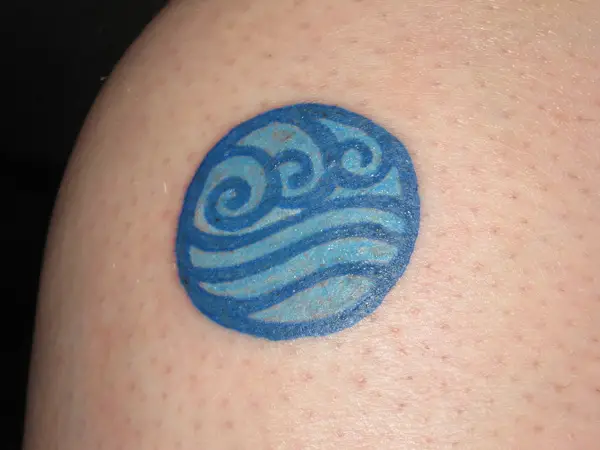Mysterious Circular Water Tattoo