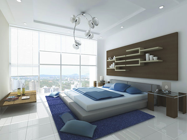 25 Encouraging Blue Bedroom Ideas Slodive Diffe Shades Of Blue