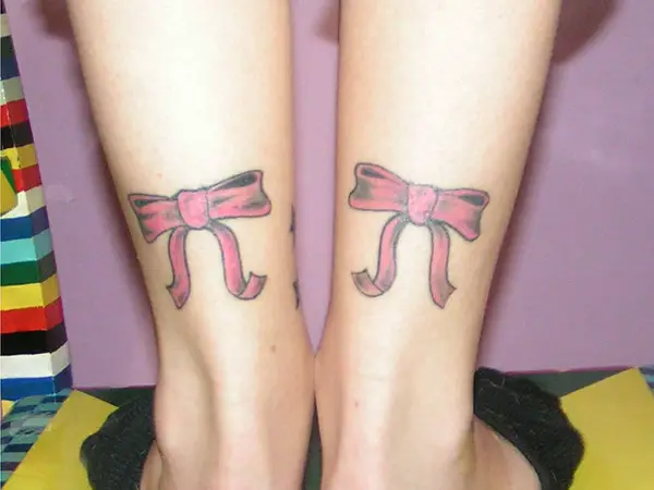 Pink Bow Tattoos