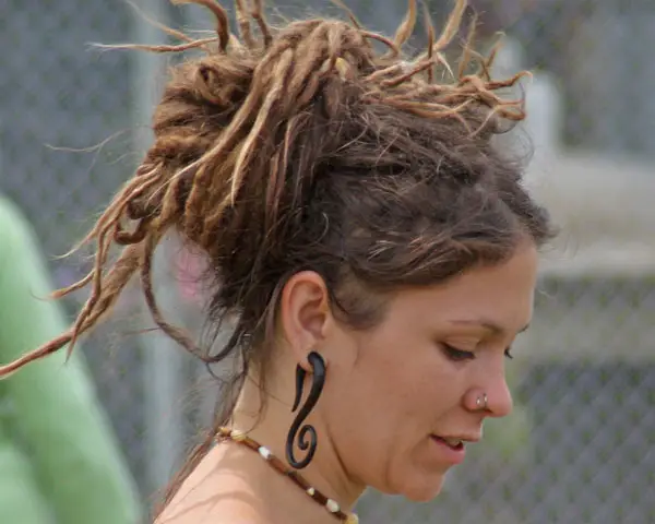 Dreadlocks Updo