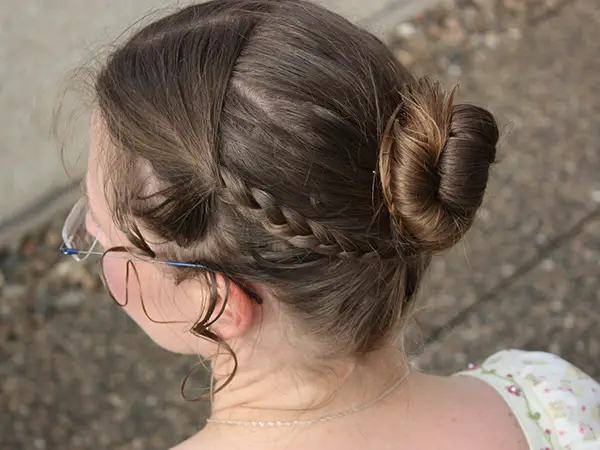 Thin Braids And Updo