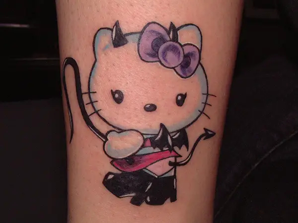 Hello Kitty Angel tattoo