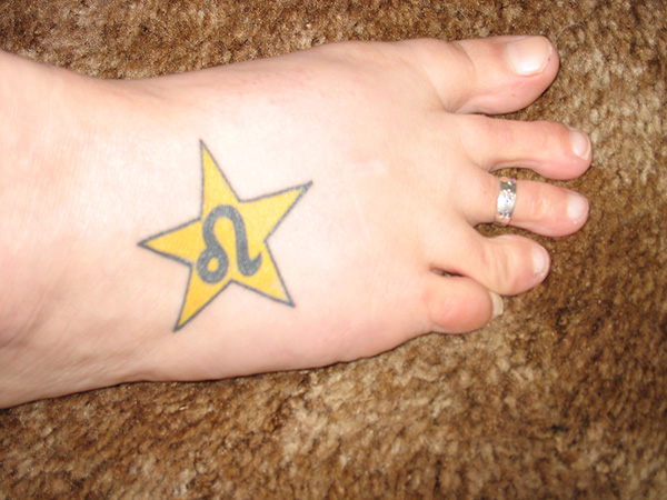 Starry Leo Tattoo