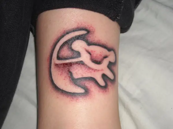 Simple Simba Tattoo