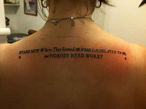 Back Quote Tattoo