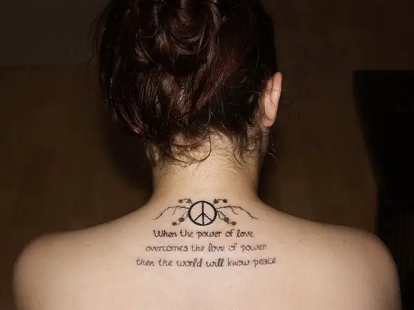 Peace Love Tattoo