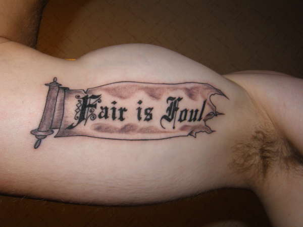 Forearm Shakespeare Quote