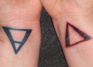 25 Stunning Triangle Tattoo Designs