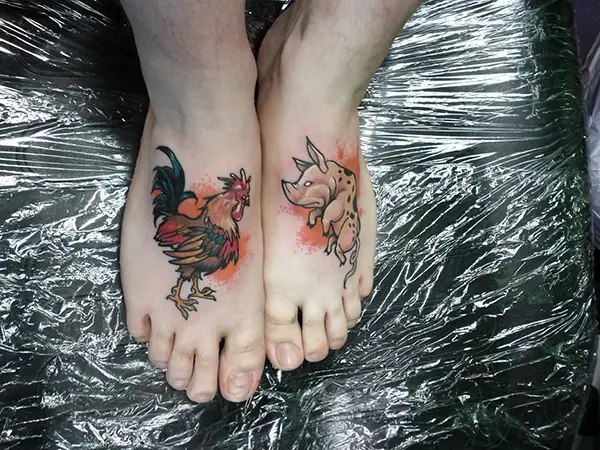Angry Pig Tattoo