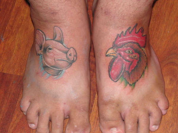 Pig Foot Tattoo