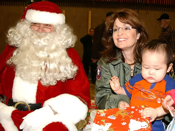 Sarah Palin Holding Baby