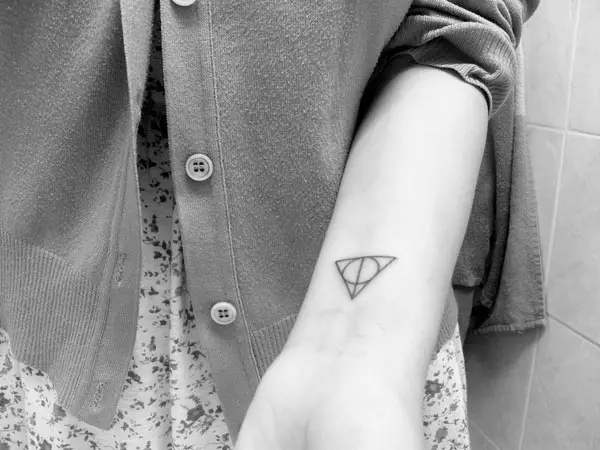 Deathly Hallows Wrist Tattoo