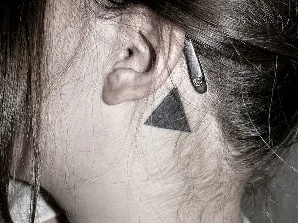 Small Triangle Tattoo