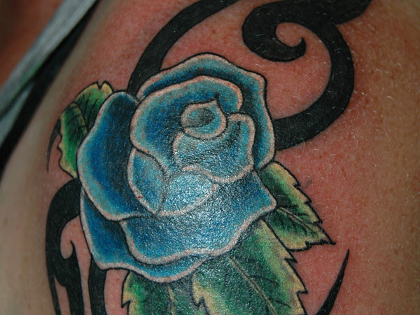 Blue Rose Tattoos: Meanings, Tattoo Designs & Placement