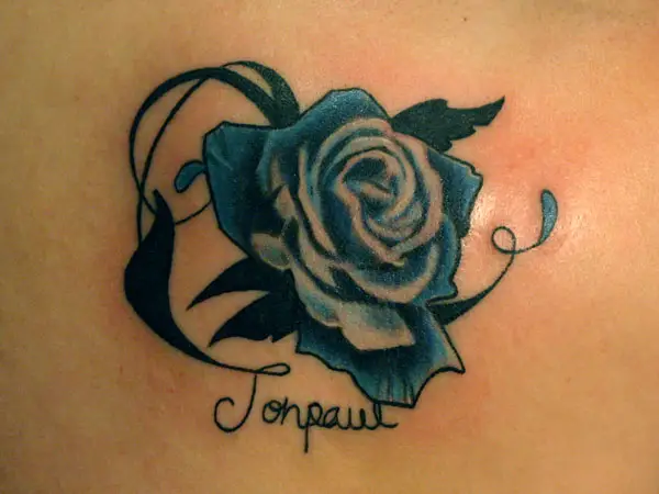 40 Fantastic Blue Rose Tattoo Designs with Meaning 2022 Ideas