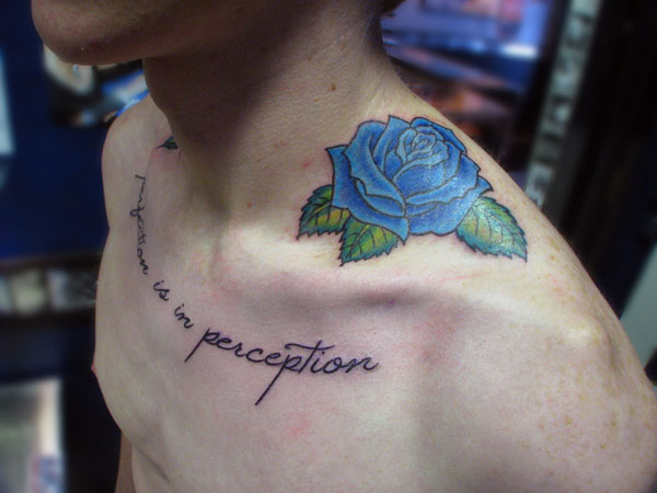 20 Best Blue Rose Tattoo Designs with Ideas with Meanings  Body Art Guru