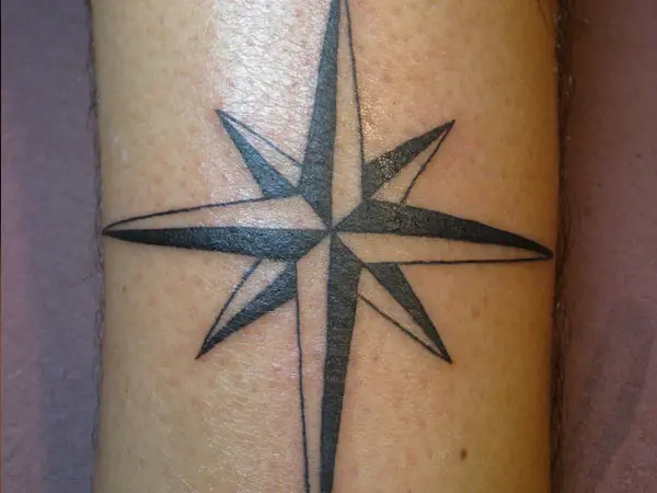 North Star Temporary Tattoo  Set of 3  Tatteco