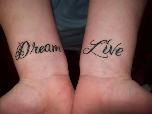 Dream Tattoo Text