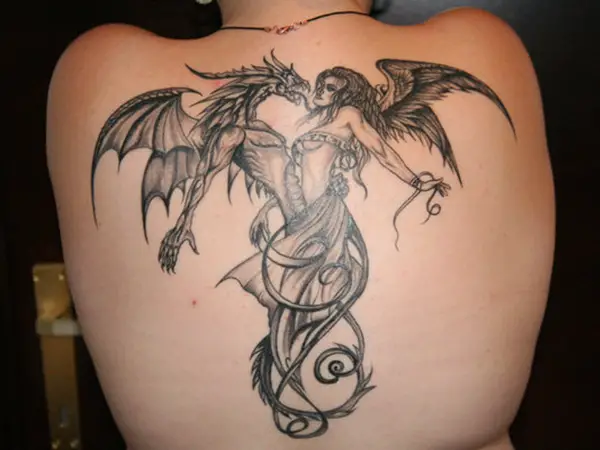 Back Entwined Tattoo