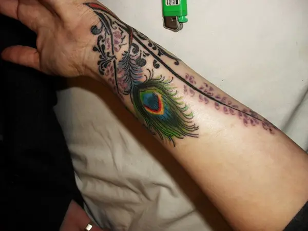 Peacock Healing Tattoo