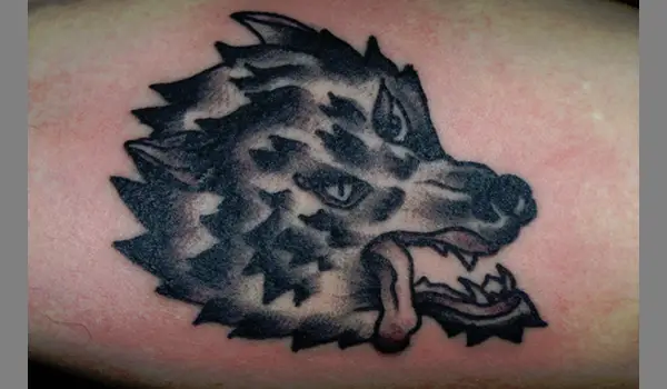 Dark Wolf Tattoo