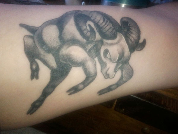 Alluring Aries Tattoo