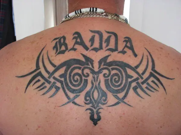 Tribal Style Aries Tattoo