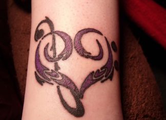 23 Arresting Tribal Heart Tattoos