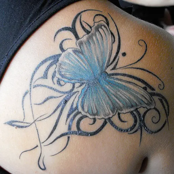 38 bubbly butterfly tattoo designs for butterfly lovers