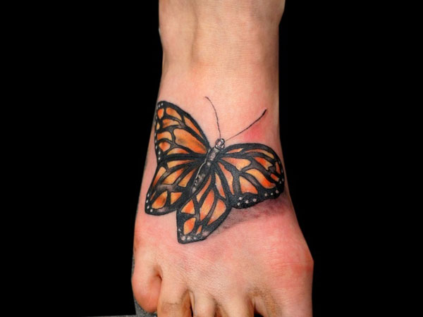 Real Butterfly Inked