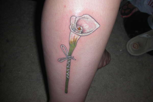 Calla Lily Tattoo by Mallory Swinchock TattooNOW