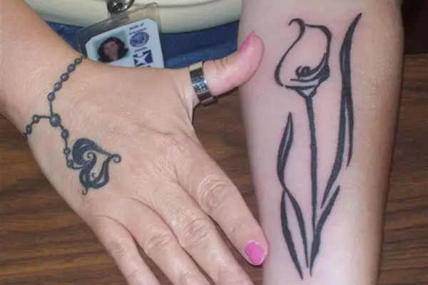 Calla Lily Tattoos