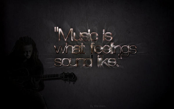 Touching Music Quote