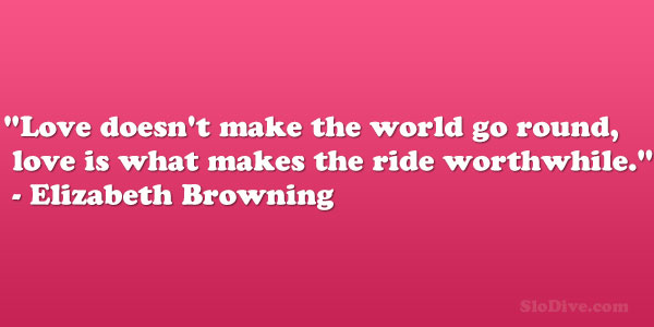 Elizabeth Browning Quote
