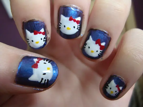 Captivating Hello Kitty Nails