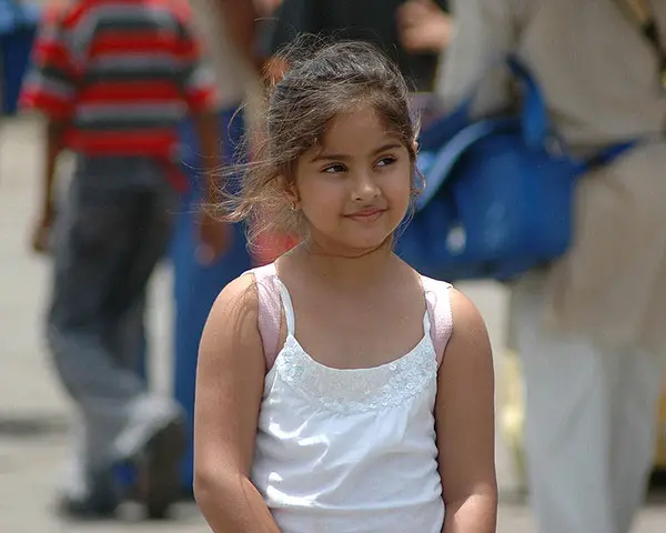 Image of Indian Girl Child With Expression on FaceRZ530845Picxy