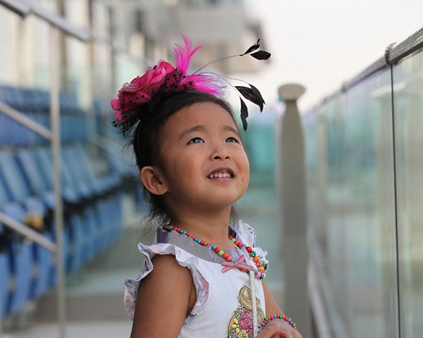 Smiling Little Asian Girl In Cheongsam On Traditional Chinese New Year  Festival Stock Photo Picture And Royalty Free Image Image 95129228