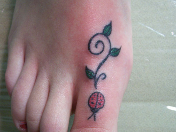 Pretty Ladybug Tattoo