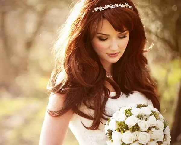 26 Charming Wedding Hairdos For Long Hair Slodive